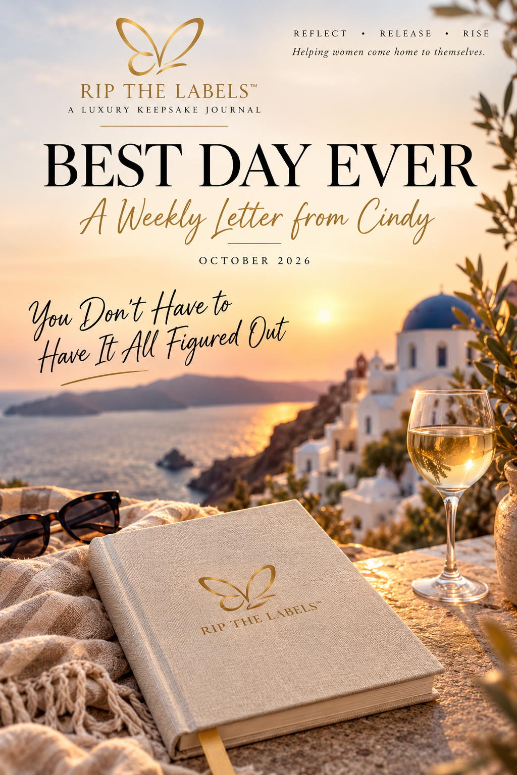 Best Day Ever — A Weekly Letter from Cindy | October 2026
